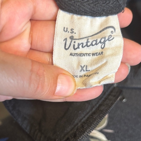 Men's Black Zip-Up Sweater with Pink Graphic - Picture 2 of 2